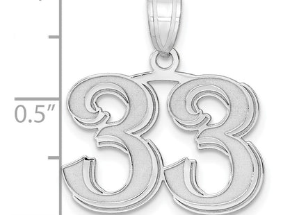 14k White Gold Pendants Style WAEN33 - Classique Jewelry Inc.