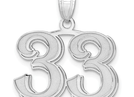 14k White Gold Pendants Style WAEN33 - Classique Jewelry Inc.