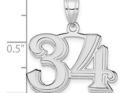 14k White Gold Pendants Style WAEN34 - Classique Jewelry Inc.