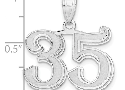 14k White Gold Pendants Style WAEN35 - Classique Jewelry Inc.