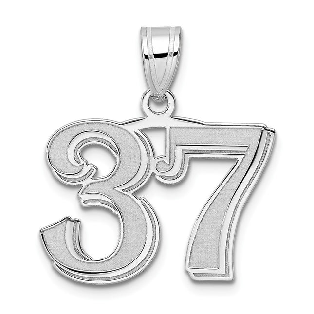 14k White Gold Pendants Style WAEN37 - Classique Jewelry Inc.