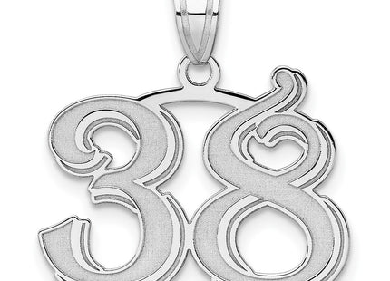14k White Gold Pendants Style WAEN38 - Classique Jewelry Inc.