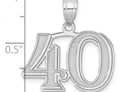 14k White Gold Pendants Style WAEN40 - Classique Jewelry Inc.