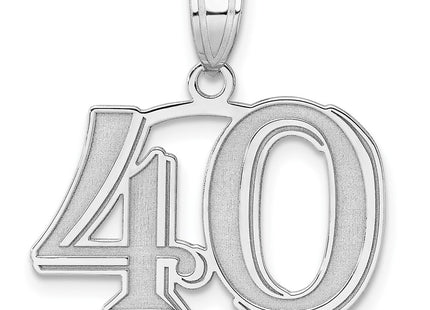 14k White Gold Pendants Style WAEN40 - Classique Jewelry Inc.