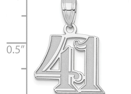 14k White Gold Pendants Style WAEN41 - Classique Jewelry Inc.