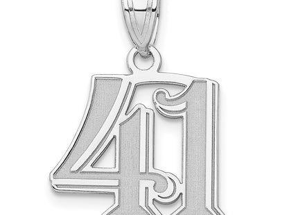 14k White Gold Pendants Style WAEN41 - Classique Jewelry Inc.