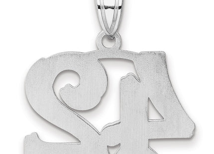 14k White Gold Pendants Style WAEN42 - Classique Jewelry Inc.