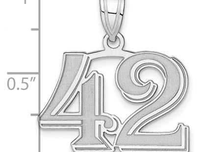 14k White Gold Pendants Style WAEN42 - Classique Jewelry Inc.