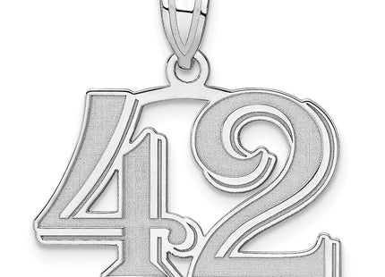14k White Gold Pendants Style WAEN42 - Classique Jewelry Inc.
