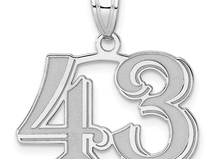 14k White Gold Pendants Style WAEN43 - Classique Jewelry Inc.