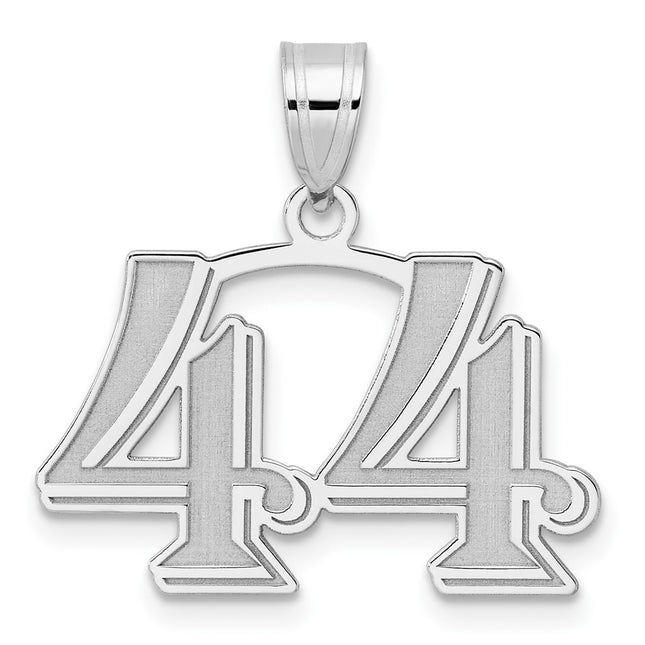 14k White Gold Pendants Style WAEN44 - Classique Jewelry Inc.