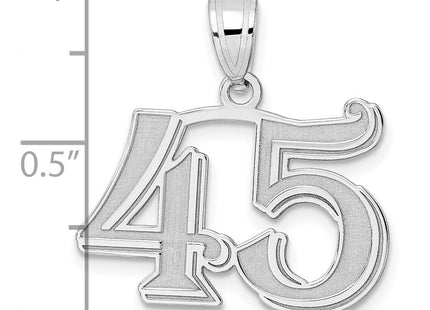 14k White Gold Pendants Style WAEN45 - Classique Jewelry Inc.