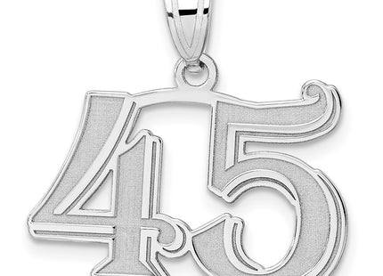 14k White Gold Pendants Style WAEN45 - Classique Jewelry Inc.