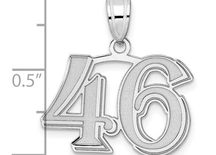 14k White Gold Pendants Style WAEN46 - Classique Jewelry Inc.