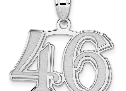 14k White Gold Pendants Style WAEN46 - Classique Jewelry Inc.