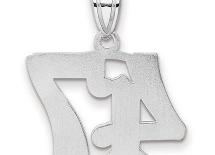 14k White Gold Pendants Style WAEN47 - Classique Jewelry Inc.