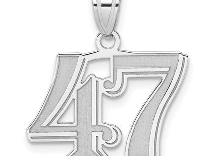 14k White Gold Pendants Style WAEN47 - Classique Jewelry Inc.