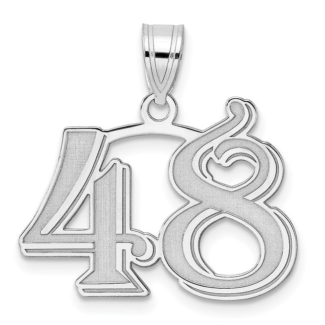 14k White Gold Pendants Style WAEN48 - Classique Jewelry Inc.