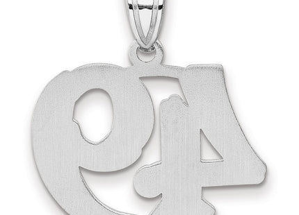 14k White Gold Pendants Style WAEN49 - Classique Jewelry Inc.