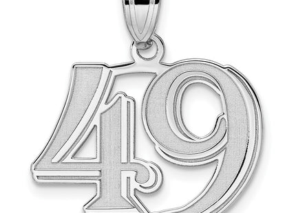 14k White Gold Pendants Style WAEN49 - Classique Jewelry Inc.