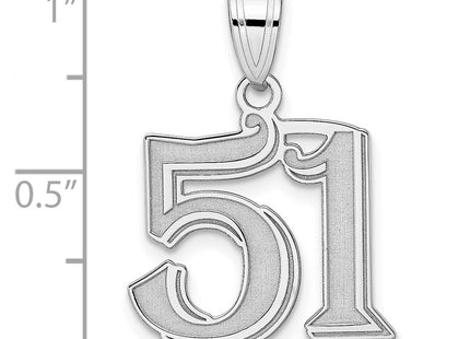 14k White Gold Pendants Style WAEN51 - Classique Jewelry Inc.