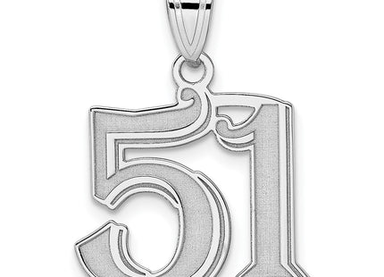 14k White Gold Pendants Style WAEN51 - Classique Jewelry Inc.