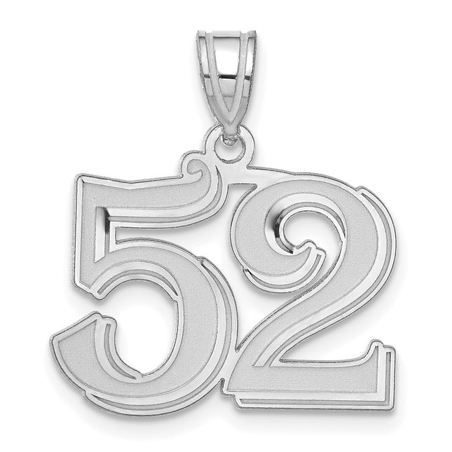 14k White Gold Pendants Style WAEN52 - Classique Jewelry Inc.