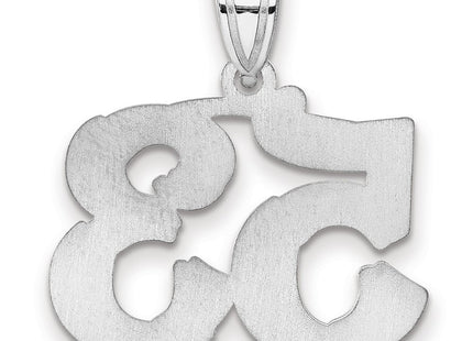 14k White Gold Pendants Style WAEN53 - Classique Jewelry Inc.