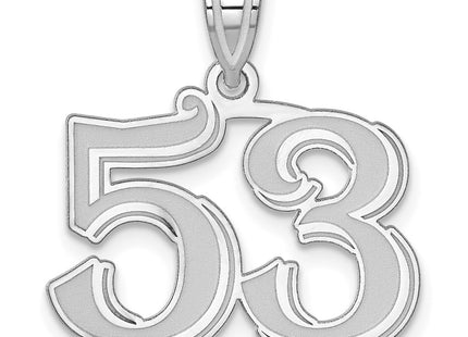 14k White Gold Pendants Style WAEN53 - Classique Jewelry Inc.