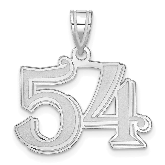 14k White Gold Pendants Style WAEN54 - Classique Jewelry Inc.