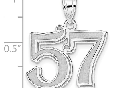 14k White Gold Pendants Style WAEN57 - Classique Jewelry Inc.