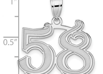 14k White Gold Pendants Style WAEN58 - Classique Jewelry Inc.