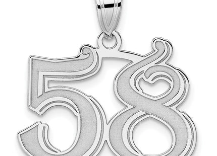 14k White Gold Pendants Style WAEN58 - Classique Jewelry Inc.