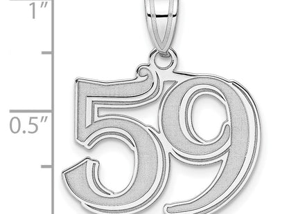 14k White Gold Pendants Style WAEN59 - Classique Jewelry Inc.