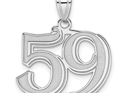 14k White Gold Pendants Style WAEN59 - Classique Jewelry Inc.