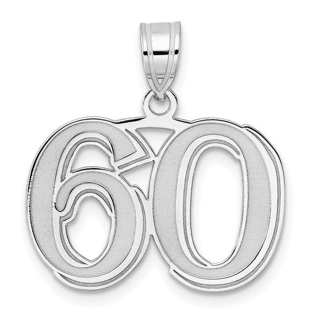 14k White Gold Pendants Style WAEN60 - Classique Jewelry Inc.