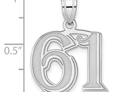 14k White Gold Pendants Style WAEN61 - Classique Jewelry Inc.