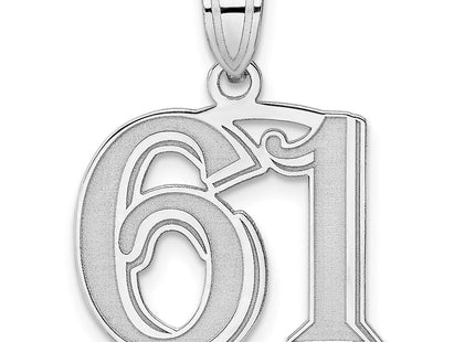 14k White Gold Pendants Style WAEN61 - Classique Jewelry Inc.