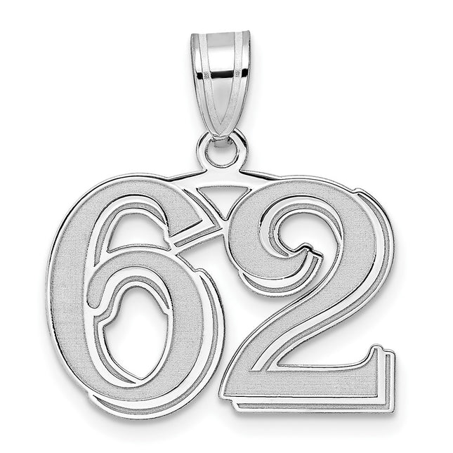 14k White Gold Pendants Style WAEN62 - Classique Jewelry Inc.