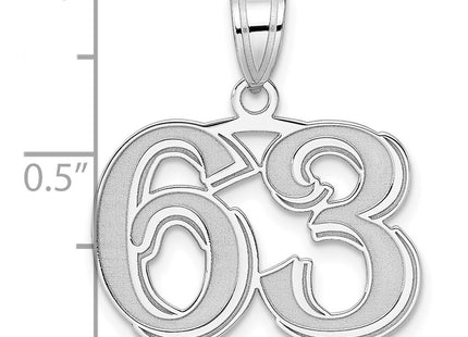 14k White Gold Pendants Style WAEN63 - Classique Jewelry Inc.