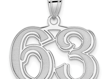 14k White Gold Pendants Style WAEN63 - Classique Jewelry Inc.
