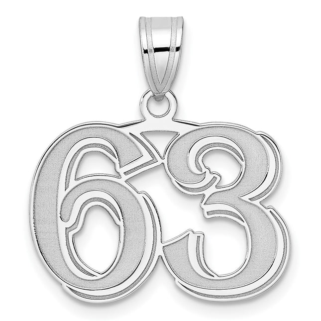 14k White Gold Pendants Style WAEN63 - Classique Jewelry Inc.