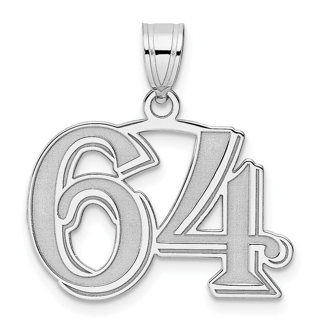 14k White Gold Pendants Style WAEN64 - Classique Jewelry Inc.