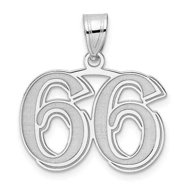 14k White Gold Pendants Style WAEN66 - Classique Jewelry Inc.