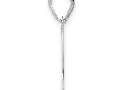 14k White Gold Pendants Style WAEN67 - Classique Jewelry Inc.