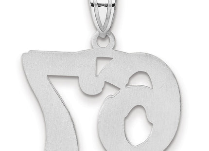 14k White Gold Pendants Style WAEN67 - Classique Jewelry Inc.