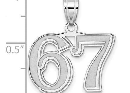 14k White Gold Pendants Style WAEN67 - Classique Jewelry Inc.