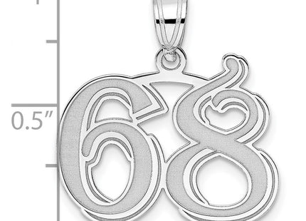 14k White Gold Pendants Style WAEN68 - Classique Jewelry Inc.