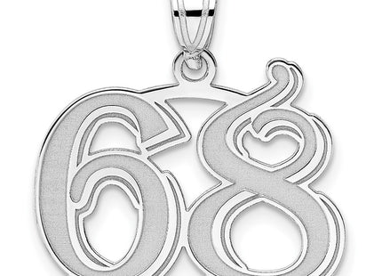 14k White Gold Pendants Style WAEN68 - Classique Jewelry Inc.