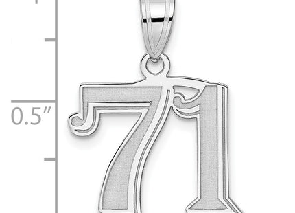 14k White Gold Pendants Style WAEN71 - Classique Jewelry Inc.